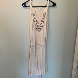Market and Spruce, Delia embroidered trim embellished detail dress, XL